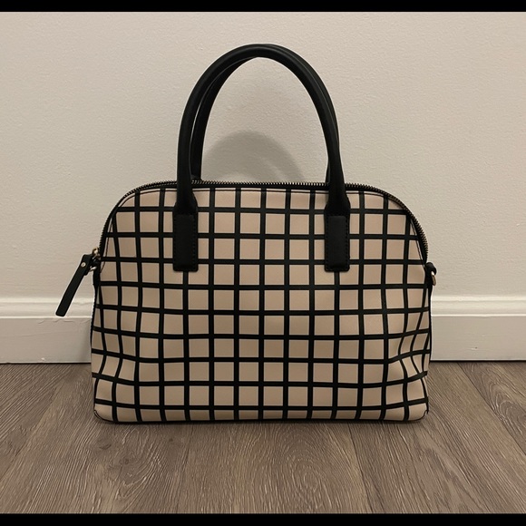 Kate Spade Rachelle Brightwater Black Cream Plaid